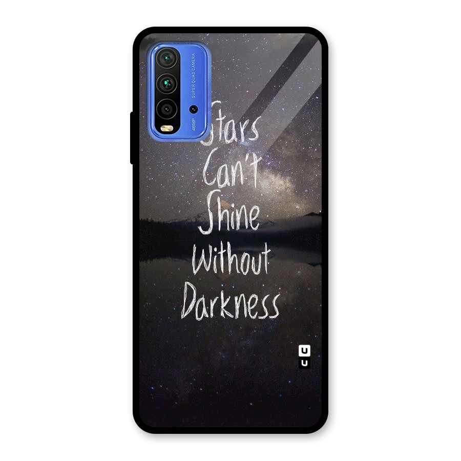 Stars Shine Glass Back Case for Redmi 9 Power