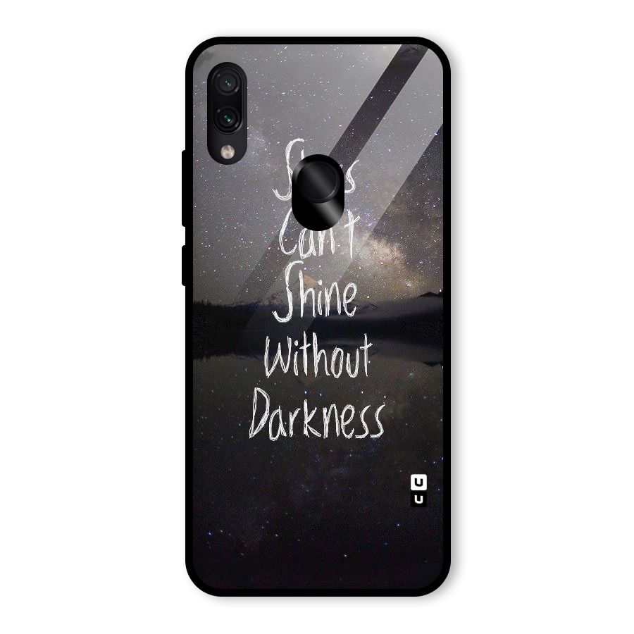 Stars Shine Glass Back Case for Redmi Note 7 Pro