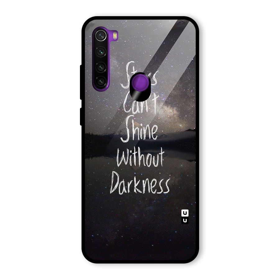 Stars Shine Glass Back Case for Redmi Note 8