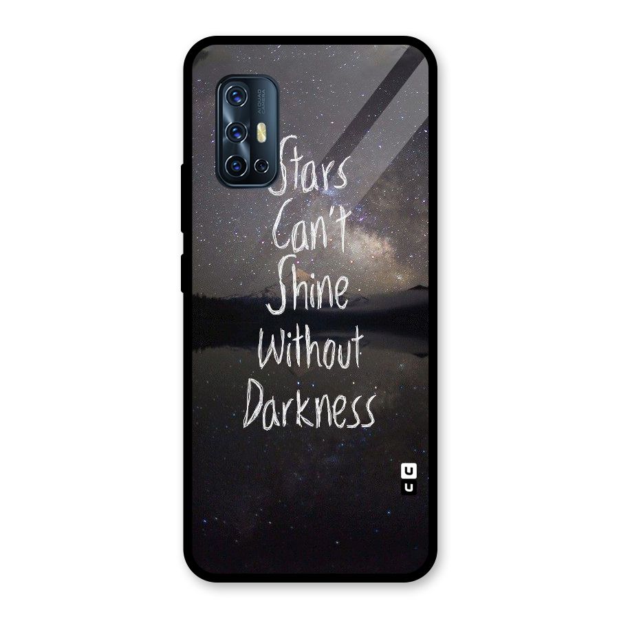Stars Shine Glass Back Case for Vivo V17
