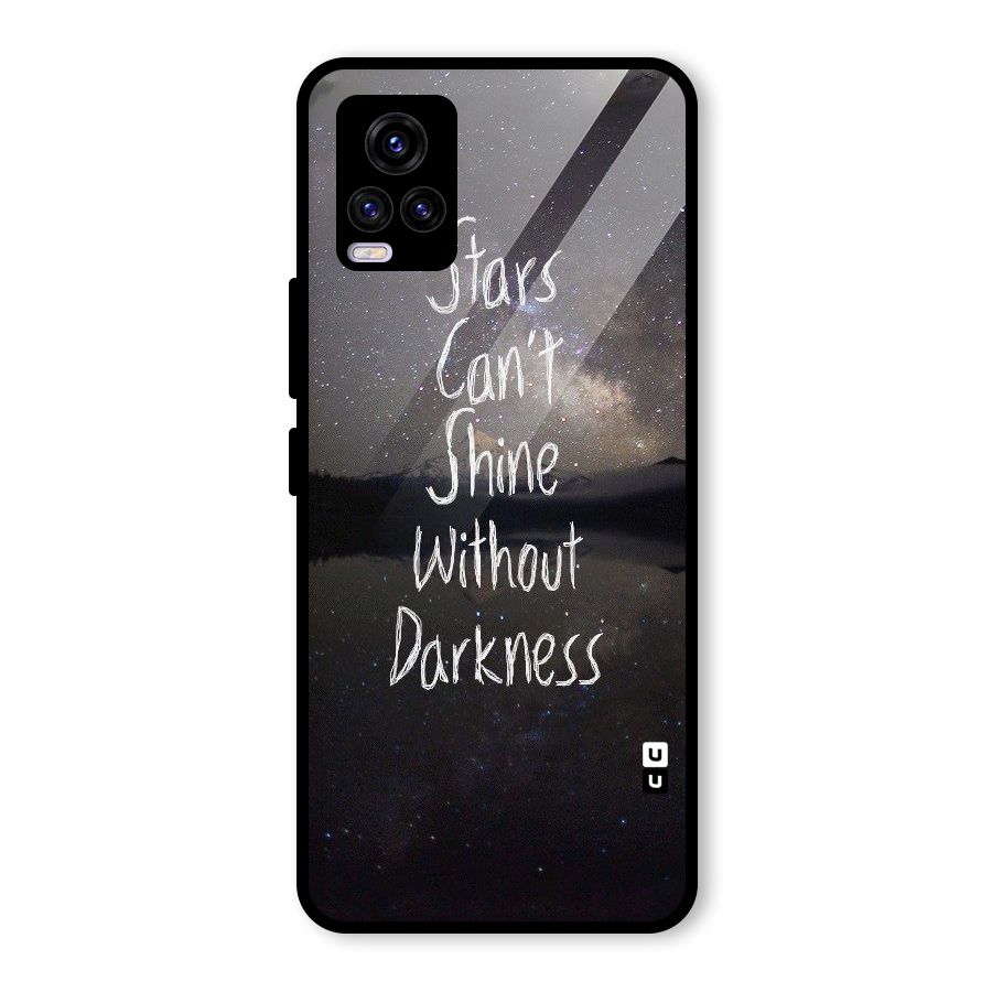Stars Shine Glass Back Case for Vivo V20