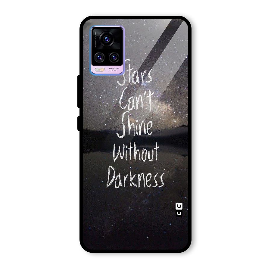 Stars Shine Glass Back Case for Vivo V20 Pro