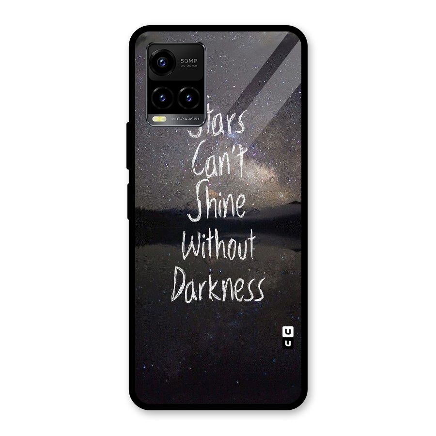 Stars Shine Glass Back Case for Vivo Y21T