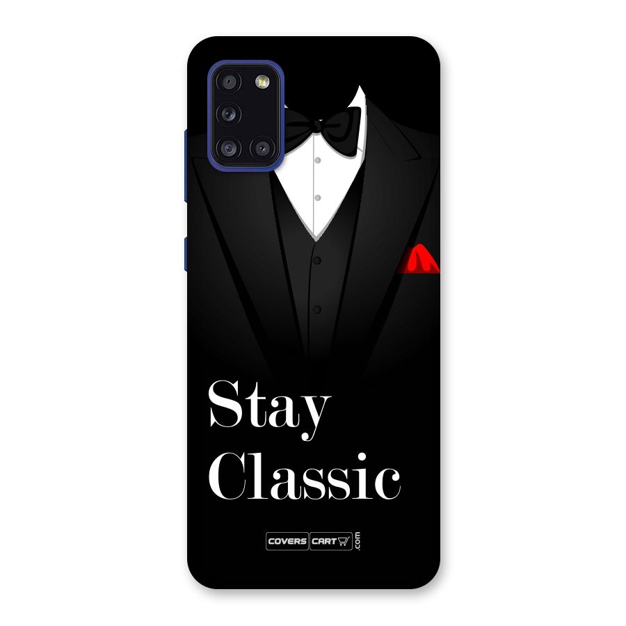 Stay Classic Back Case for Galaxy A31