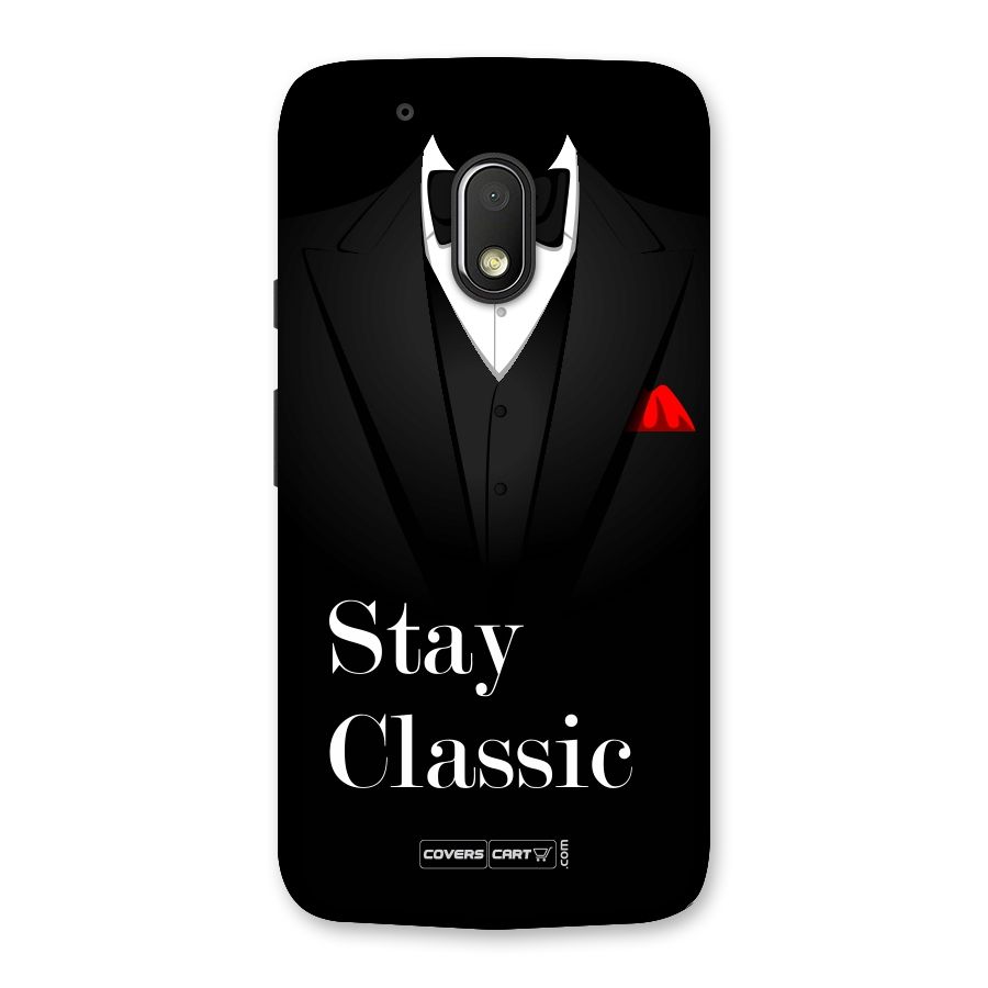 Stay Classic Back Case for Moto G4 Play