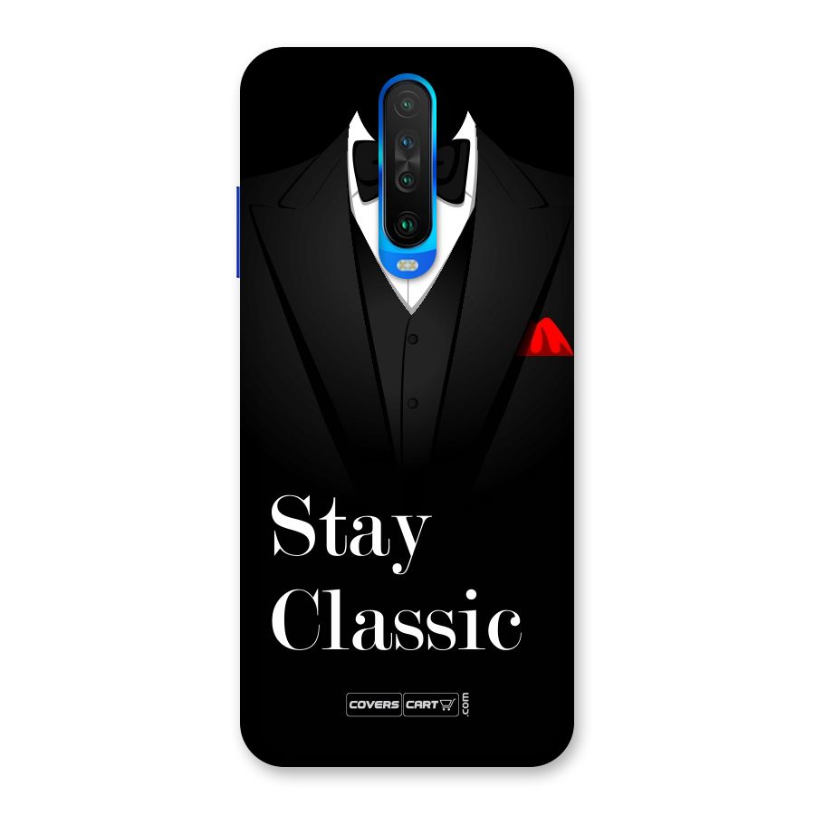 Stay Classic Back Case for Poco X2