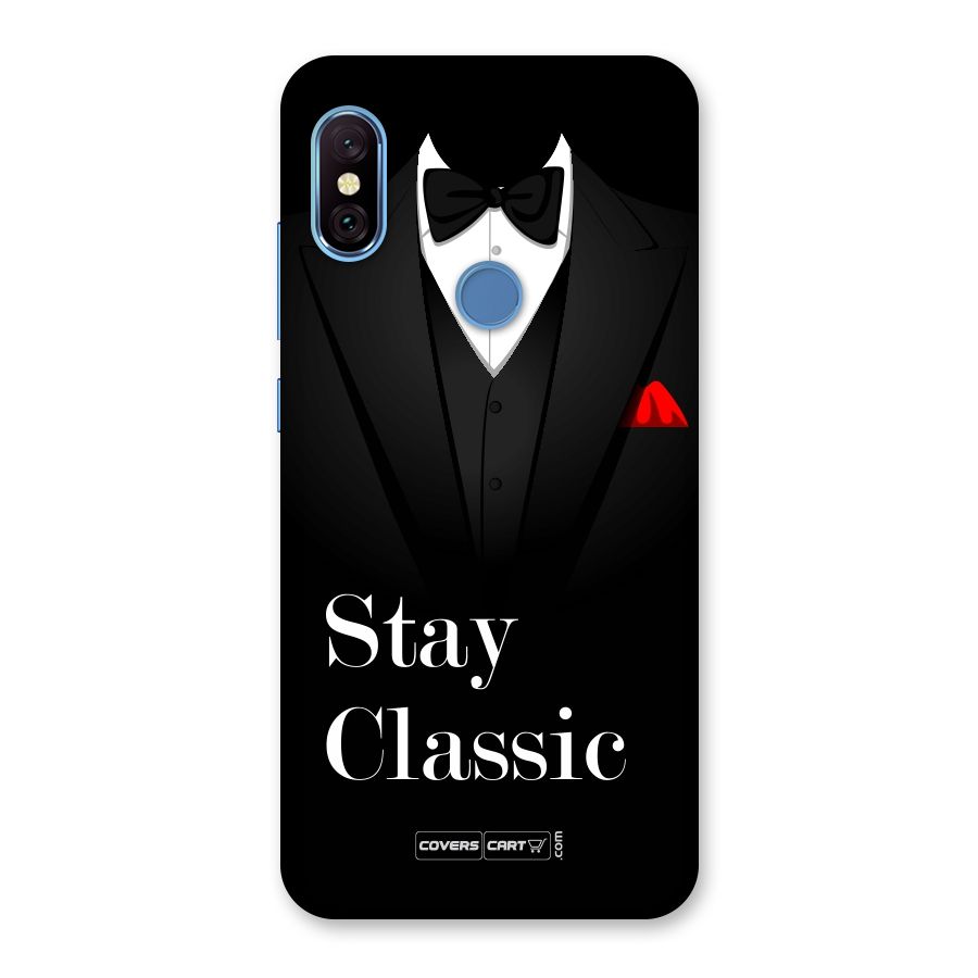 Stay Classic Back Case for Redmi Note 6 Pro