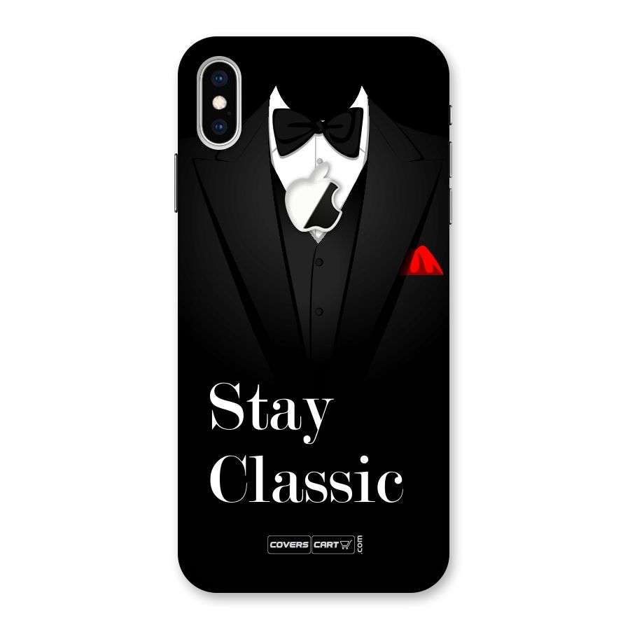 Stay Classic Back Case for iPhone XS Max Apple Cut