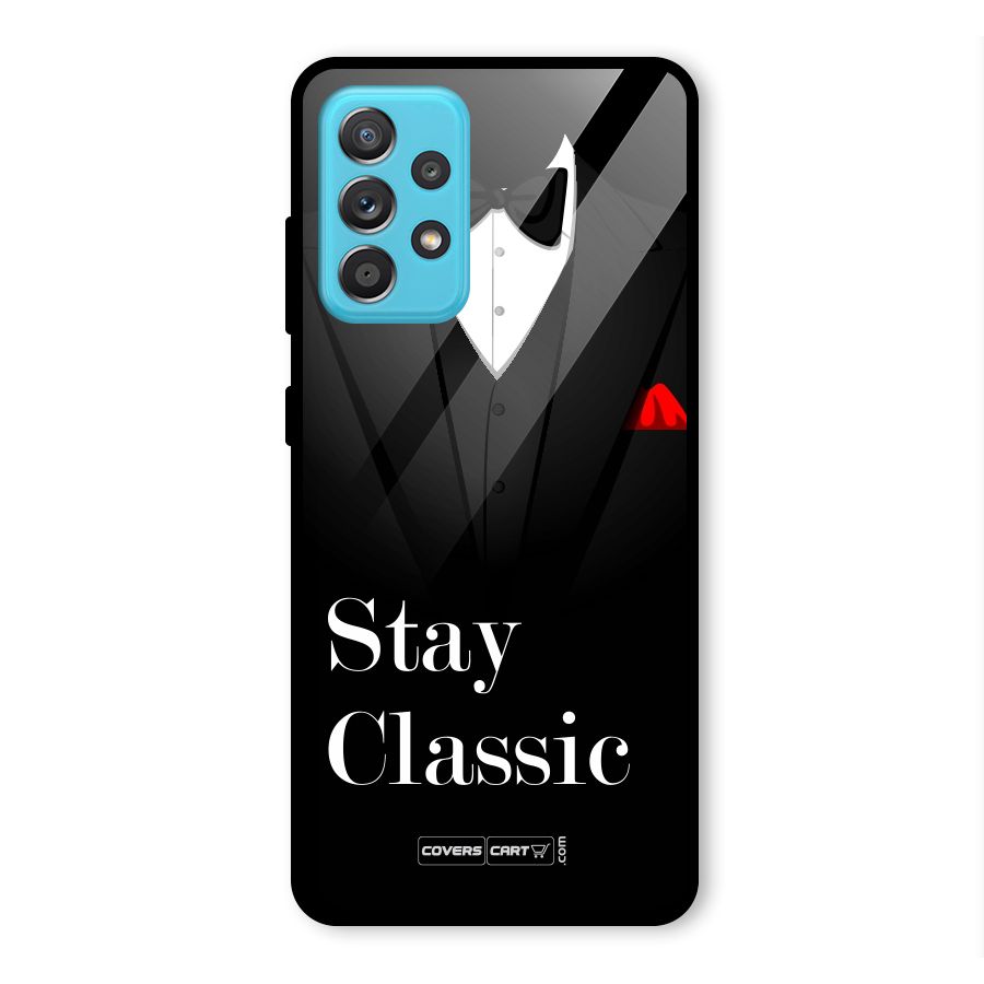 Stay Classic Glass Back Case for Galaxy A52