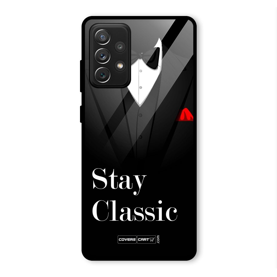 Stay Classic Glass Back Case for Galaxy A72