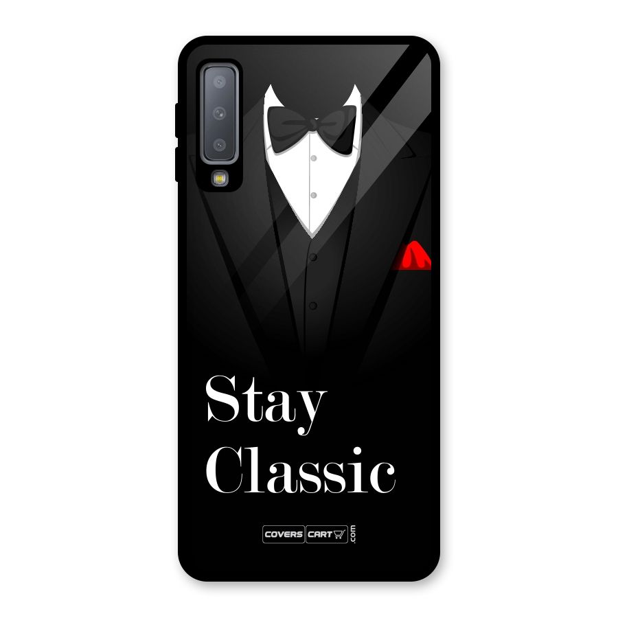 Stay Classic Glass Back Case for Galaxy A7 (2018)