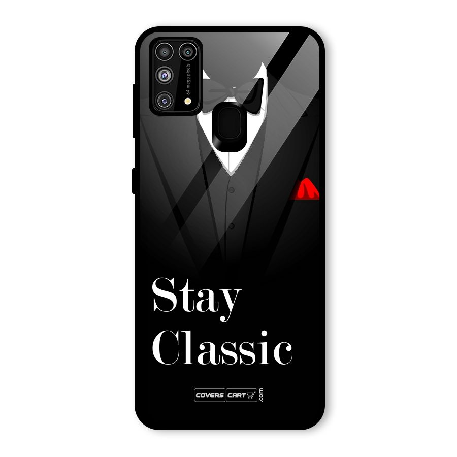 Stay Classic Glass Back Case for Galaxy F41