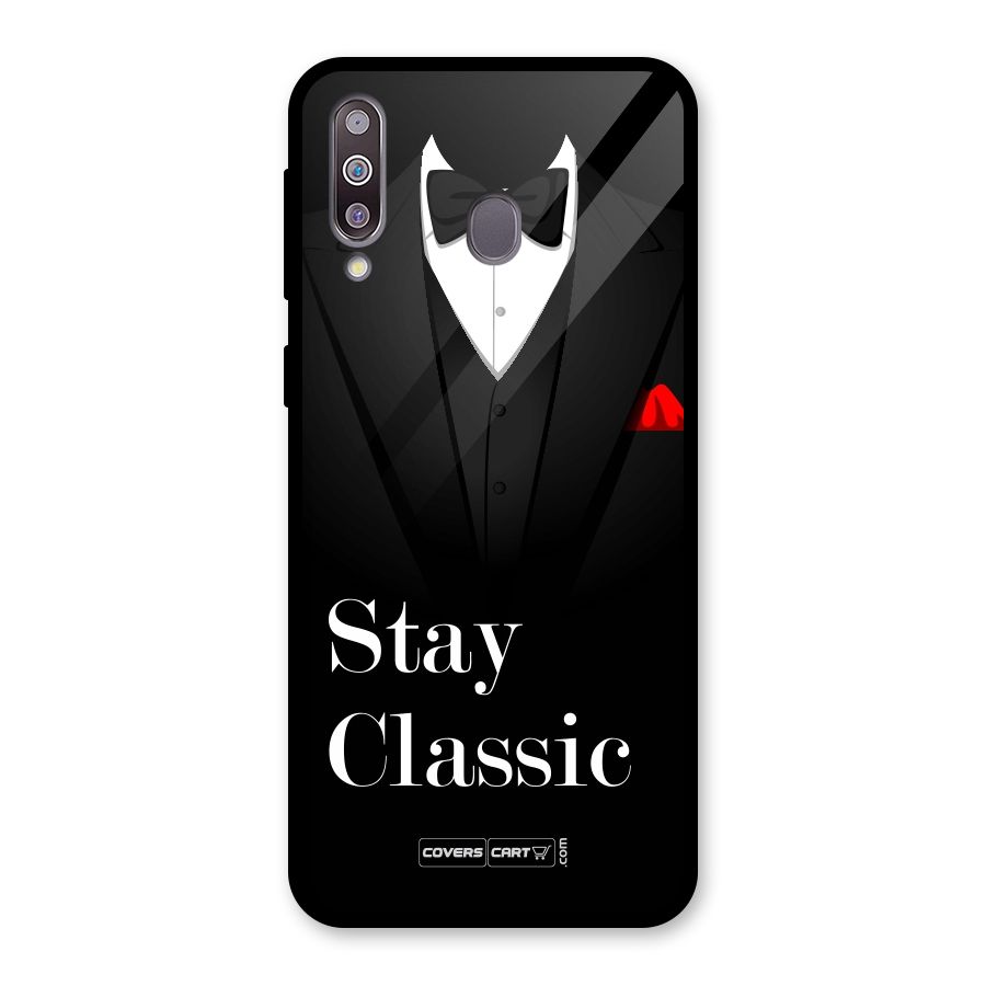 Stay Classic Glass Back Case for Galaxy M30