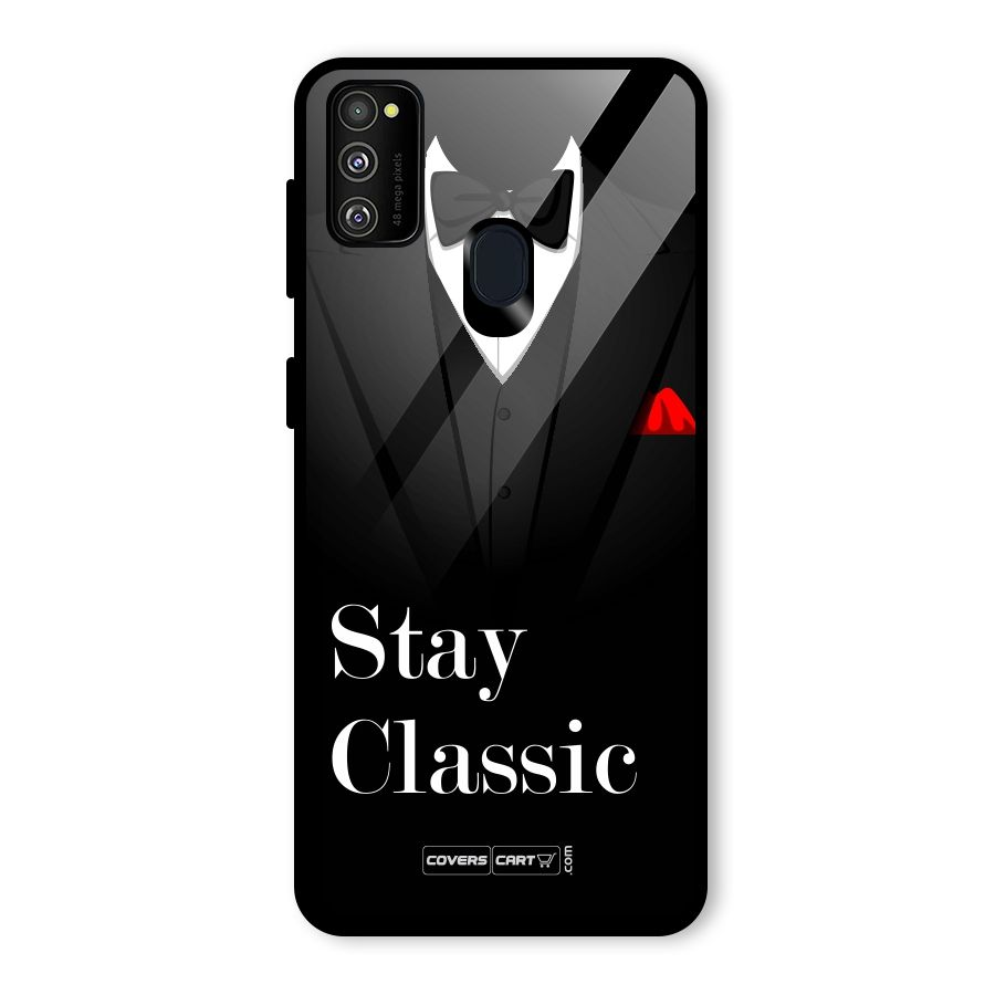 Stay Classic Glass Back Case for Galaxy M30s