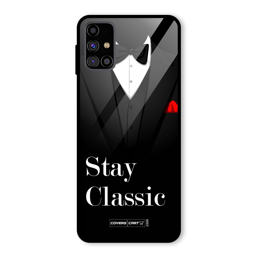 Stay Classic Glass Back Case for Galaxy M31s