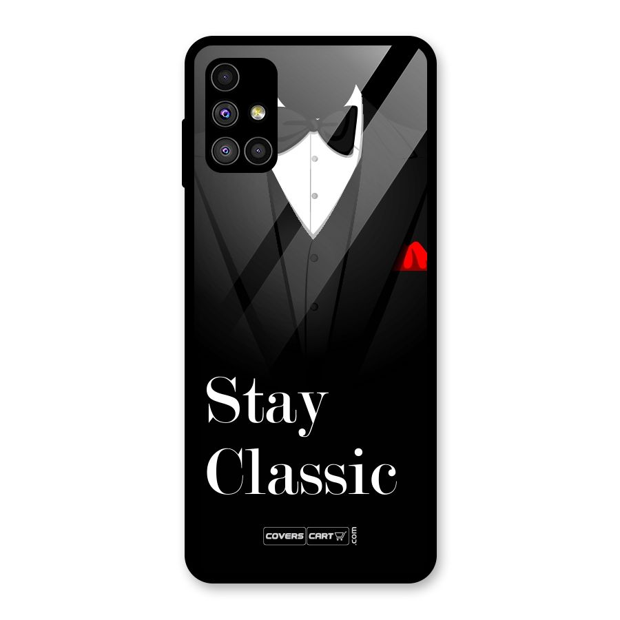 Stay Classic Glass Back Case for Galaxy M51