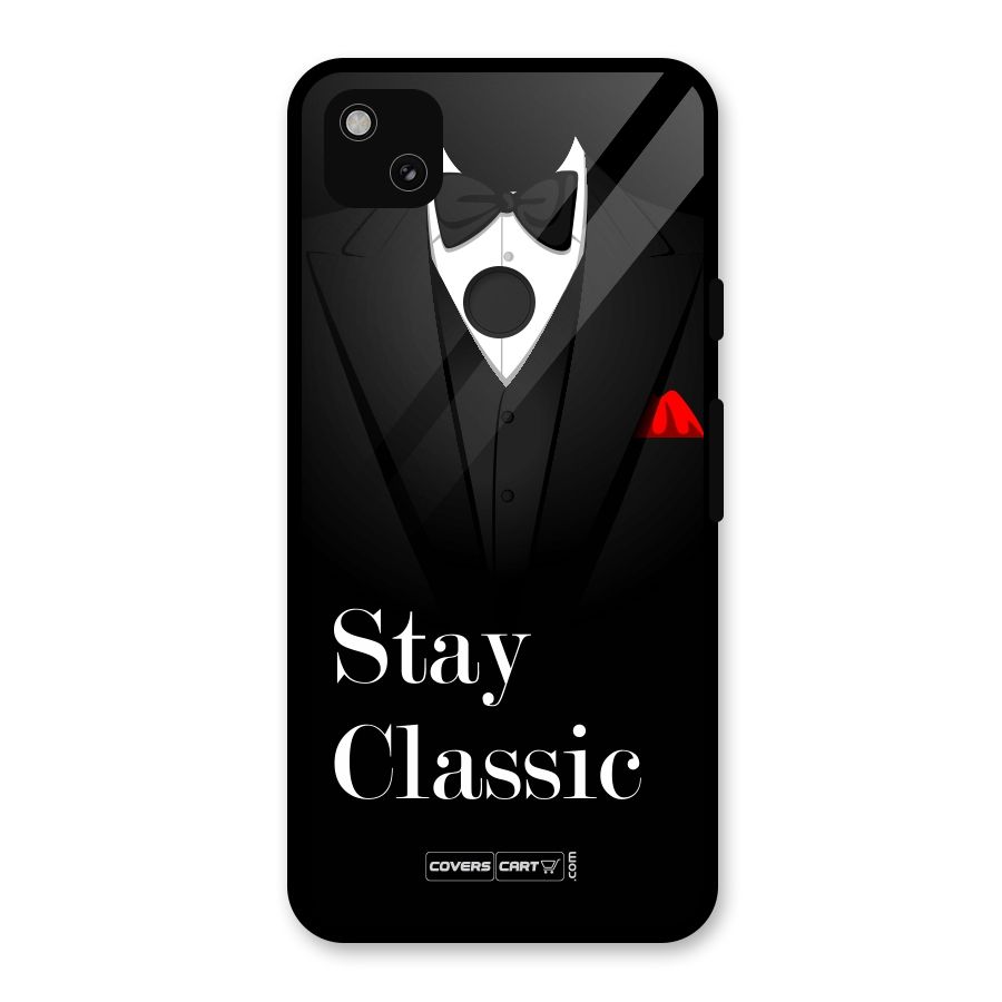 Stay Classic Glass Back Case for Google Pixel 4a