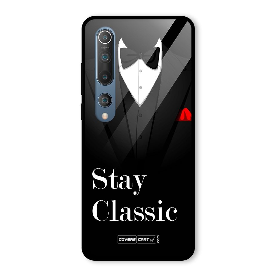 Stay Classic Glass Back Case for Mi 10