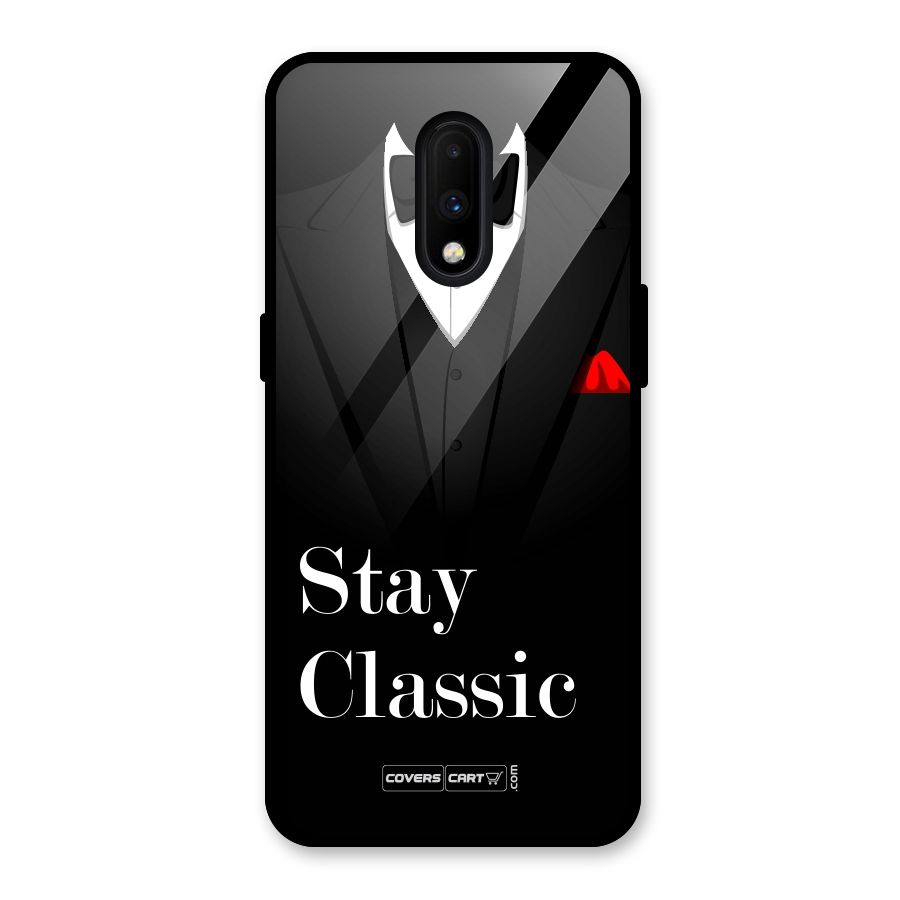 Stay Classic Glass Back Case for OnePlus 7