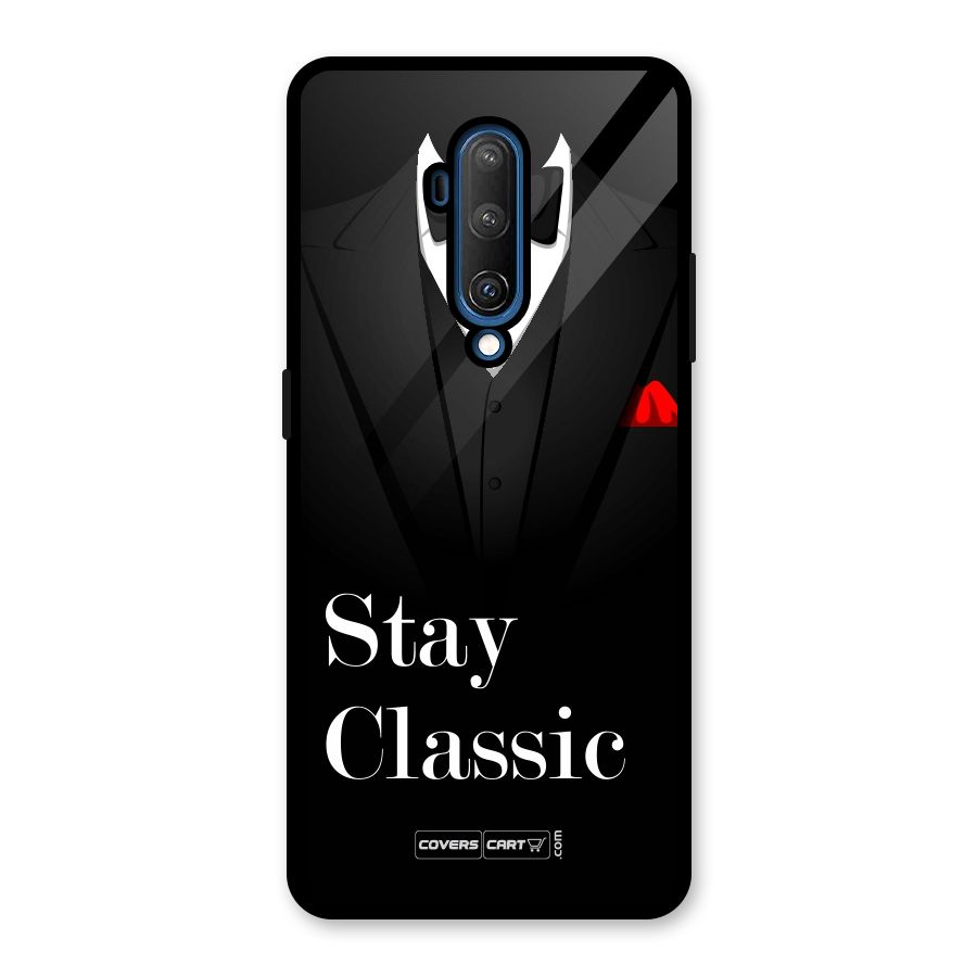 Stay Classic Glass Back Case for OnePlus 7T Pro