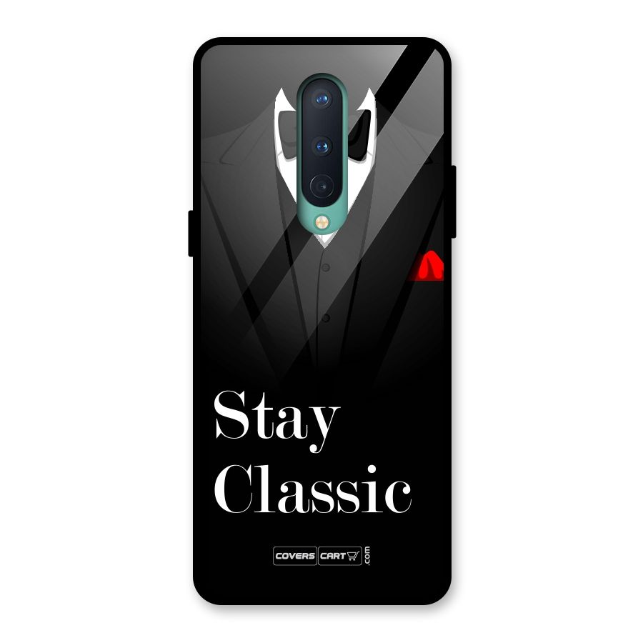 Stay Classic Glass Back Case for OnePlus 8