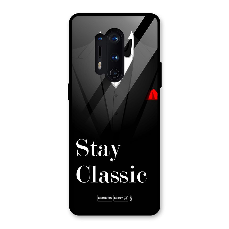 Stay Classic Glass Back Case for OnePlus 8 Pro