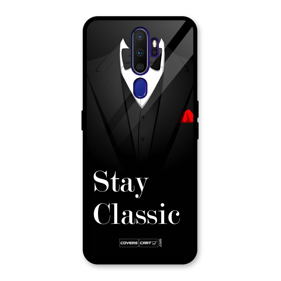Stay Classic Glass Back Case for Oppo A9 (2020)