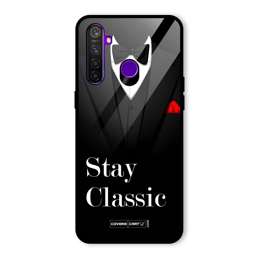 Stay Classic Glass Back Case for Realme 5 Pro