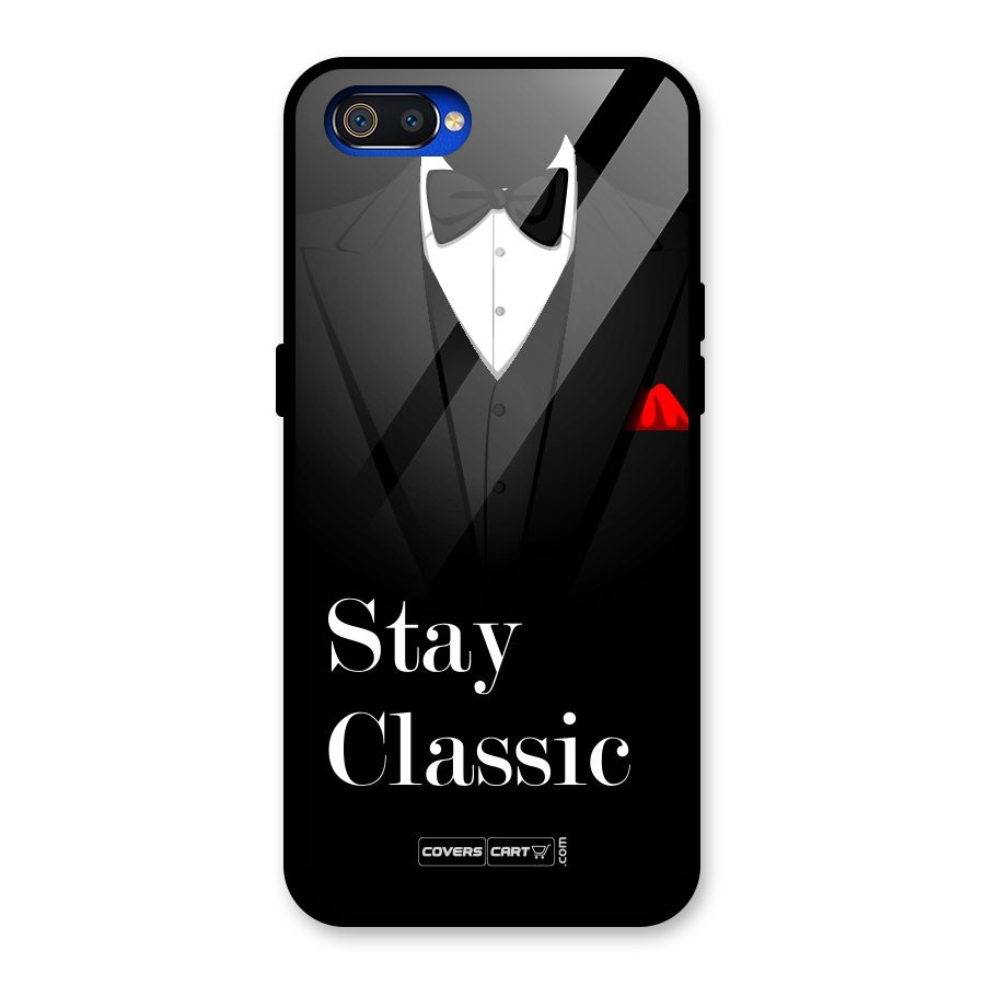 Stay Classic Glass Back Case for Realme C2