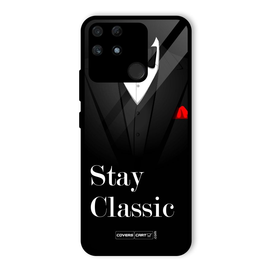 Stay Classic Glass Back Case for Realme Narzo 50A