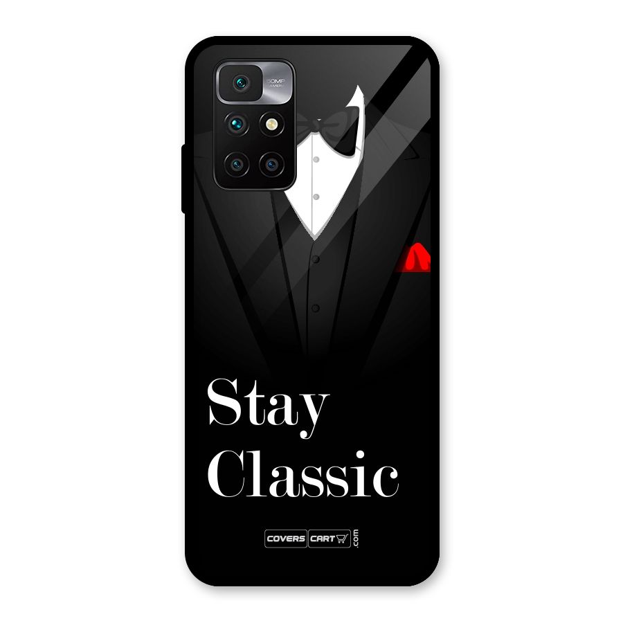Stay Classic Glass Back Case for Redmi 10 Prime