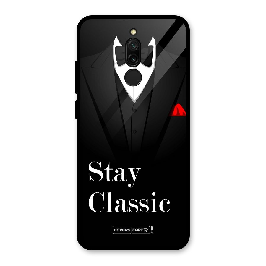 Stay Classic Glass Back Case for Redmi 8