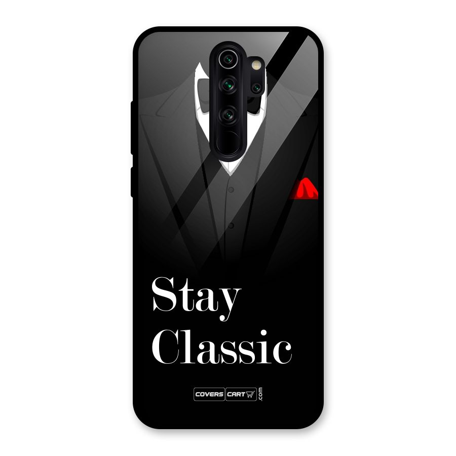 Stay Classic Glass Back Case for Redmi Note 8 Pro