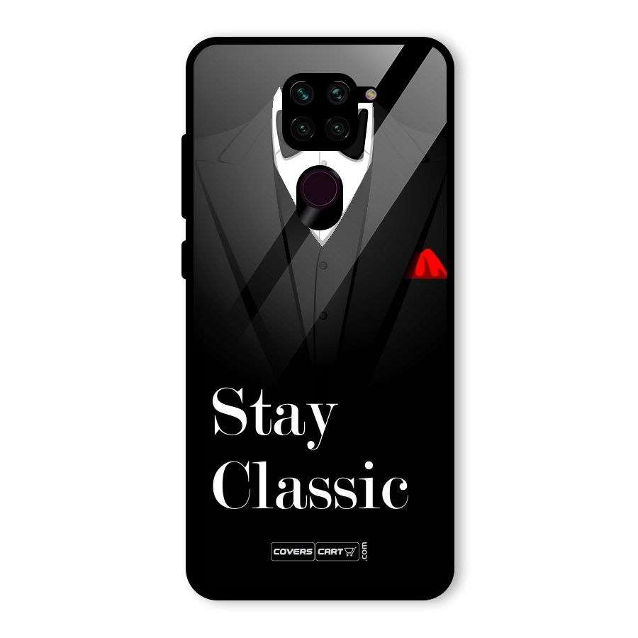 Stay Classic Glass Back Case for Redmi Note 9