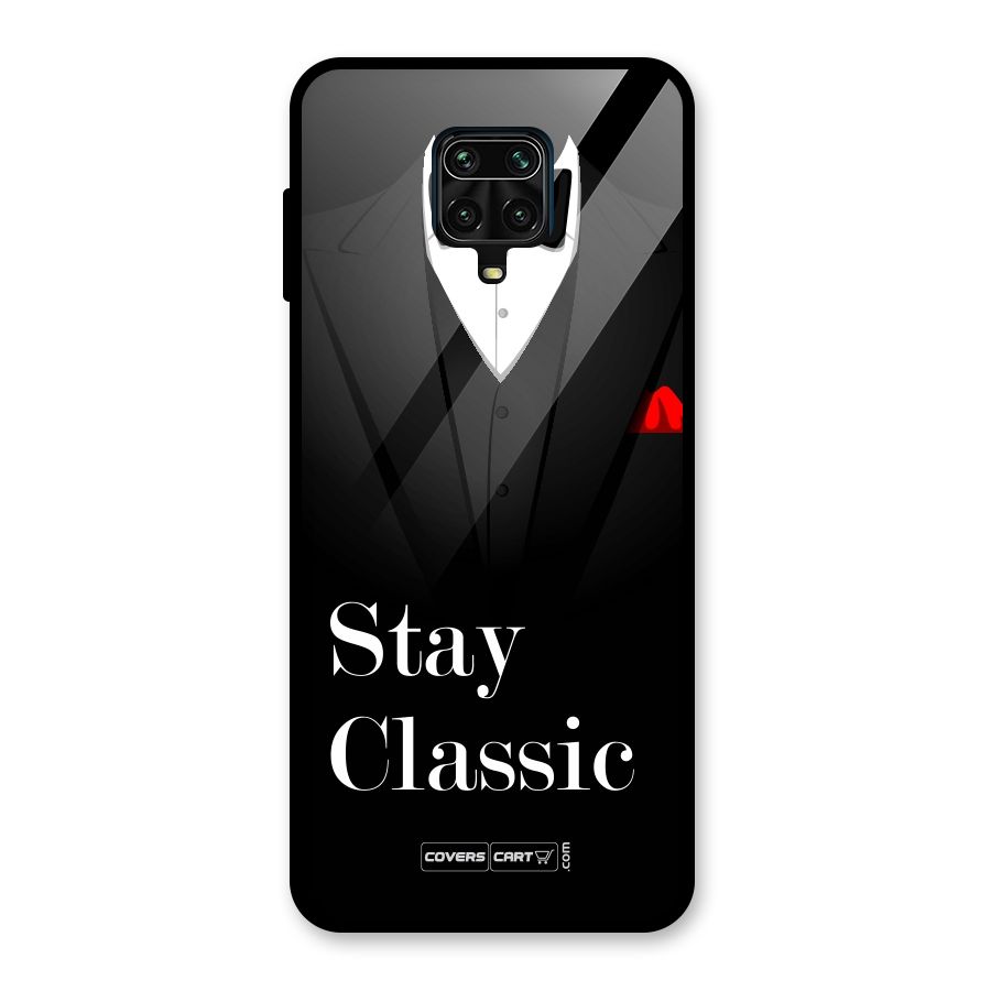 Stay Classic Glass Back Case for Redmi Note 9 Pro Max