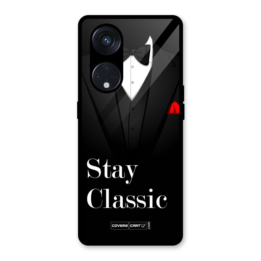Stay Classic Glass Back Case for Reno8 T 5G