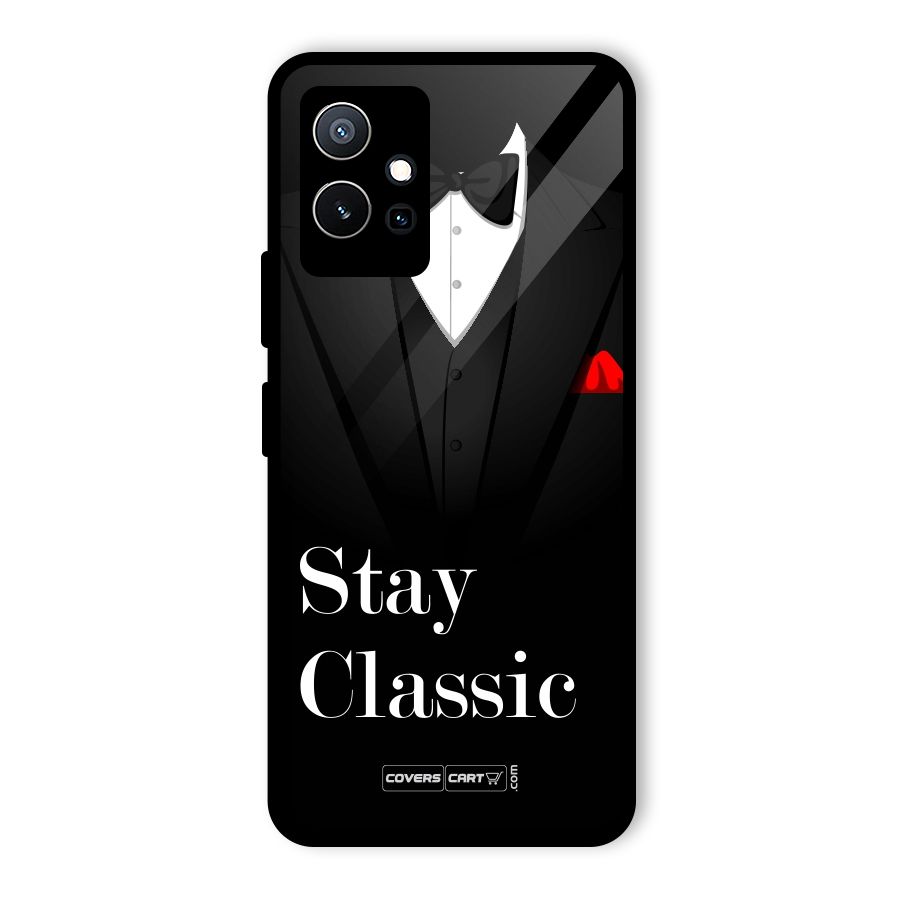 Stay Classic Glass Back Case for Vivo T1 5G