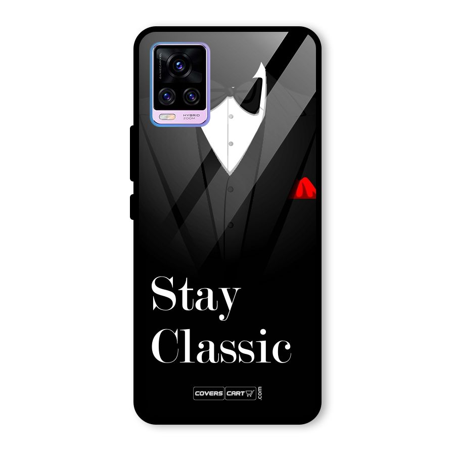 Stay Classic Glass Back Case for Vivo V20 Pro