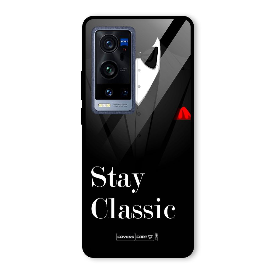 Stay Classic Glass Back Case for Vivo X60 Pro Plus