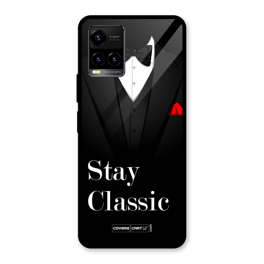 Stay Classic Glass Back Case for Vivo Y21A