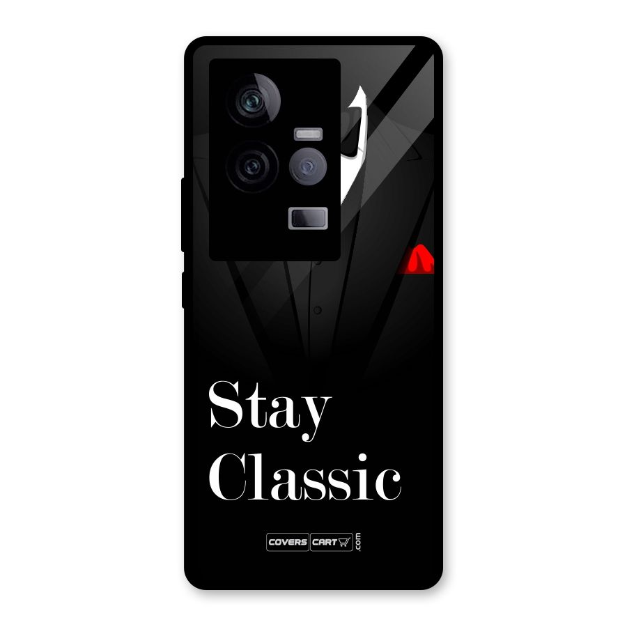 Stay Classic Glass Back Case for Vivo iQOO 11 5G