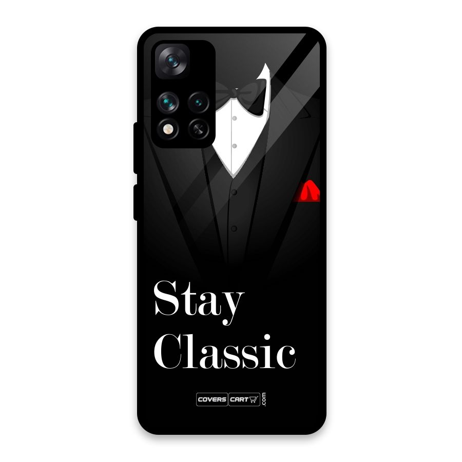 Stay Classic Glass Back Case for Xiaomi 11i HyperCharge 5G