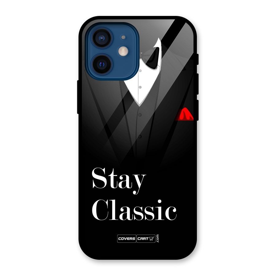 Stay Classic Glass Back Case for iPhone 12 Mini
