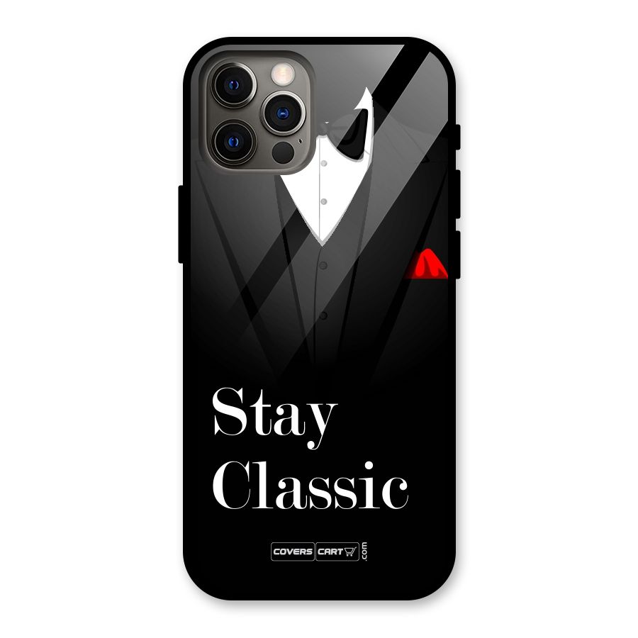 Stay Classic Glass Back Case for iPhone 12 Pro
