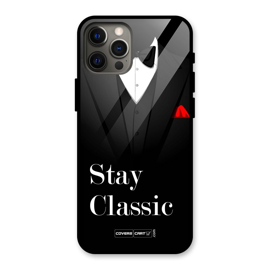 Stay Classic Glass Back Case for iPhone 12 Pro Max