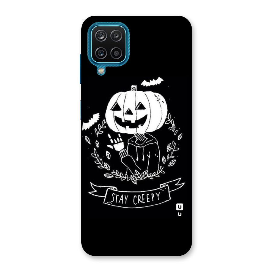 Stay Creepy Back Case for Galaxy M12