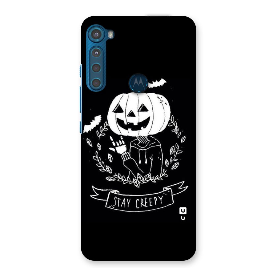 Stay Creepy Back Case for Motorola One Fusion Plus