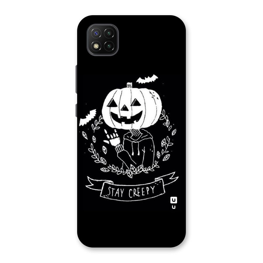 Stay Creepy Back Case for Poco C3