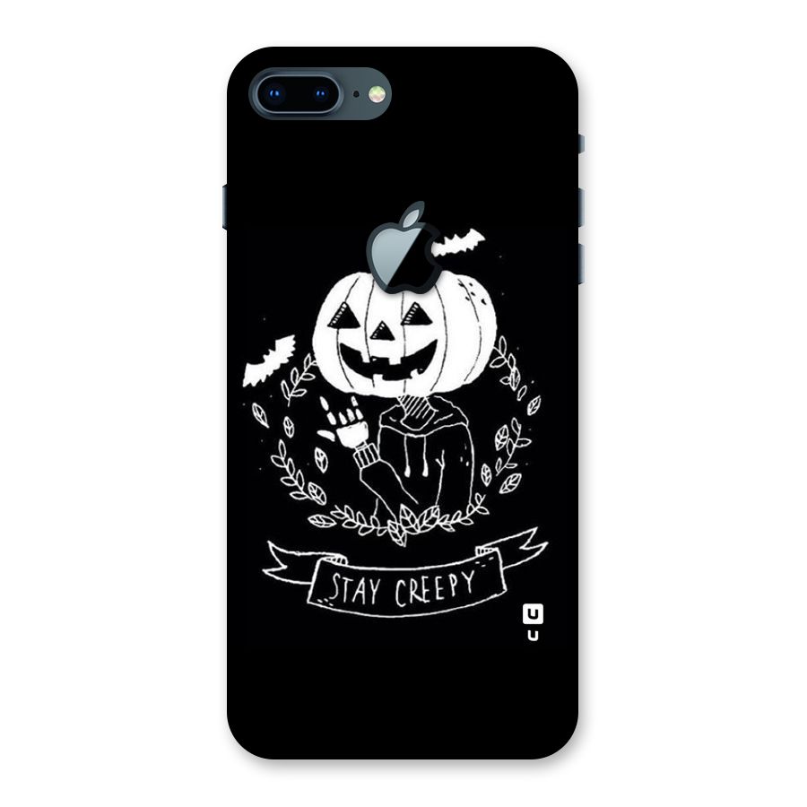Stay Creepy Back Case for iPhone 7 Plus Apple Cut