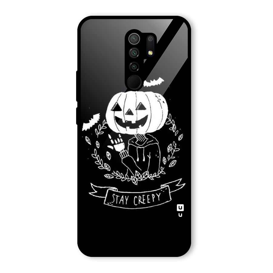 Stay Creepy Glass Back Case for Poco M2